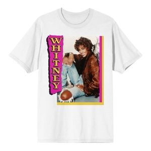 🔥SALE🔥New Men’s Graphic Print Whitney Houston 90s T-shirt